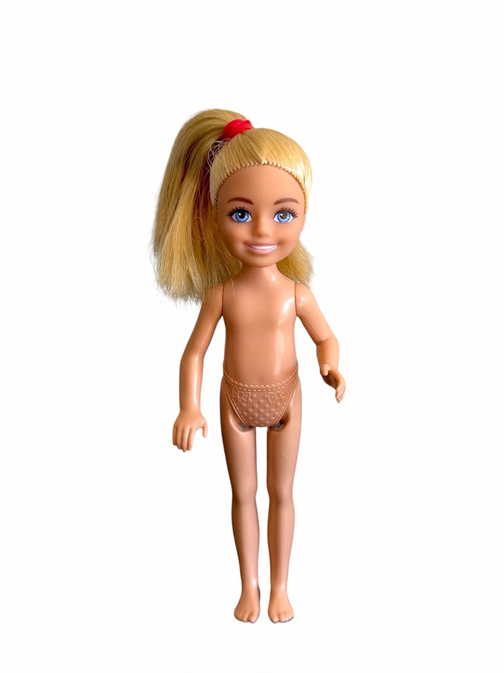 Mattel Barbie Chelsea Doll Blonde Ponytail Blue Eyes 5.5in